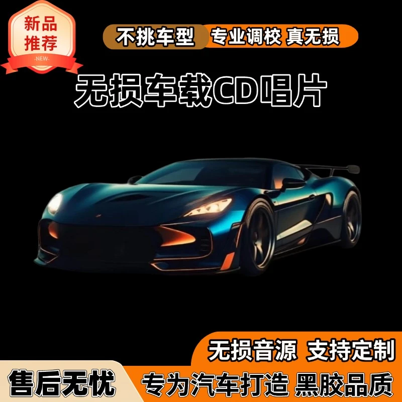 2025流行劲爆中文DJ汽车载cd碟片音乐老车通用光盘无损高品质光碟