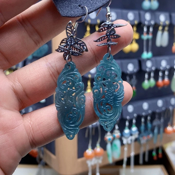 未镶嵌翡翠耳饰耳饰