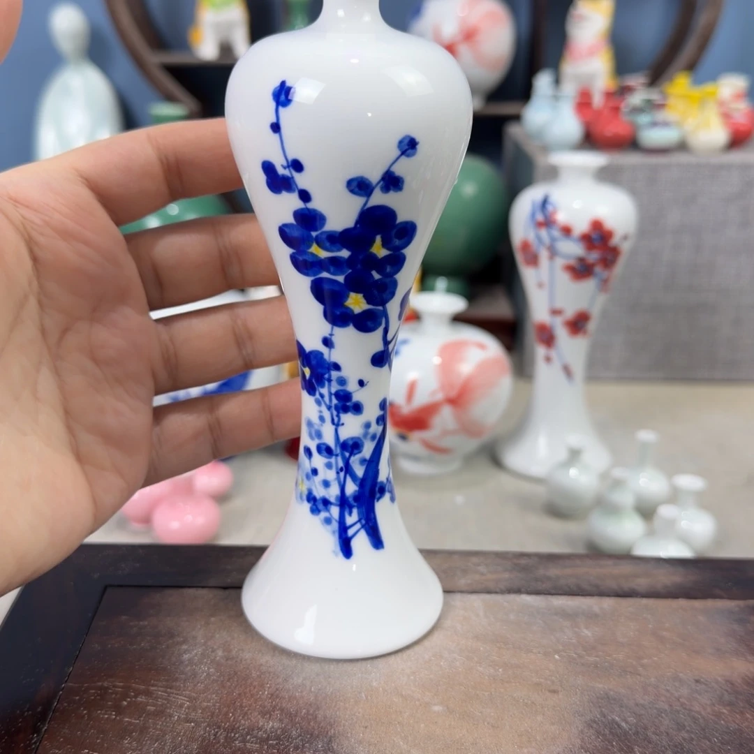 陶瓷手工小花器摆件