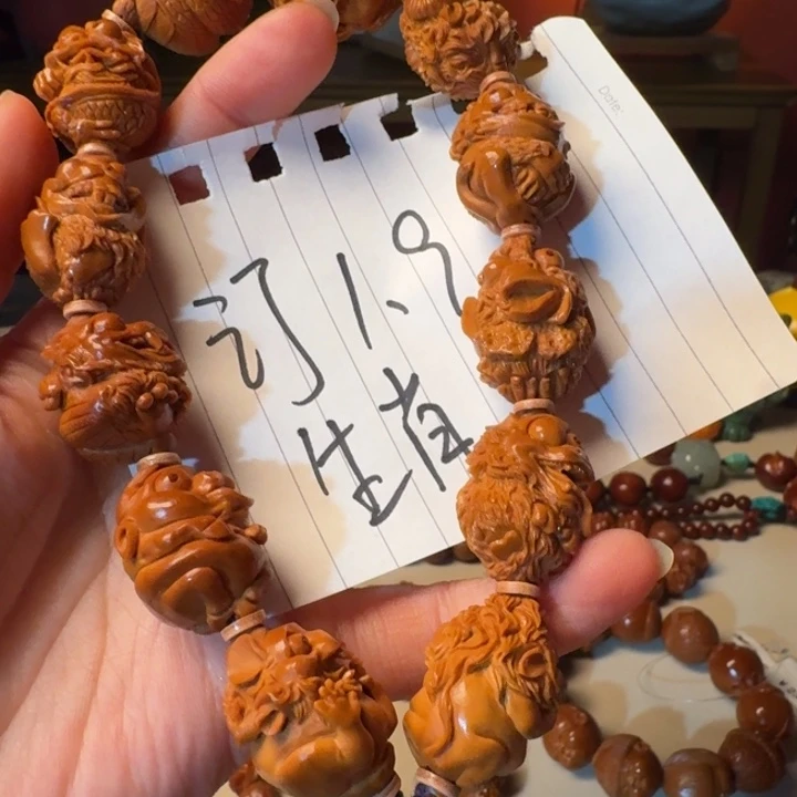 主***律手串/手链橄榄核手工十二生肖