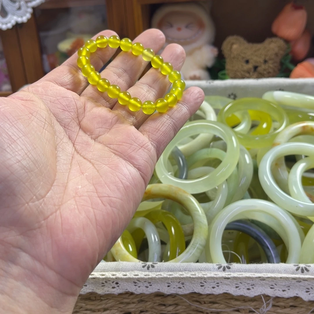 蛇纹石玉未镶嵌手镯166