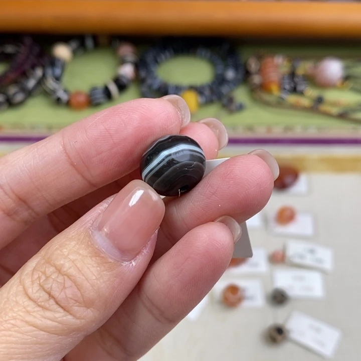 玛瑙/玉髓单珠未镶嵌