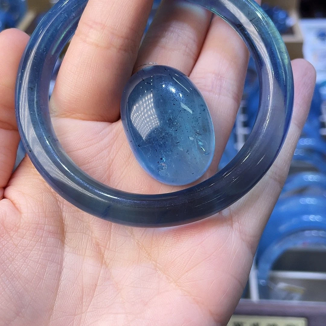 纯铜蓝色魔鬼蓝手镯59