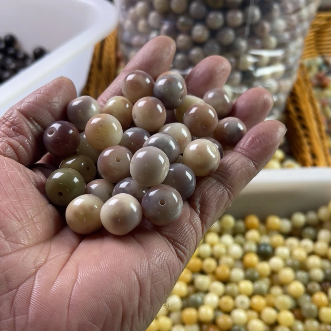 白玉菩提吊坠瑕疵14紫罗兰苹果50颗