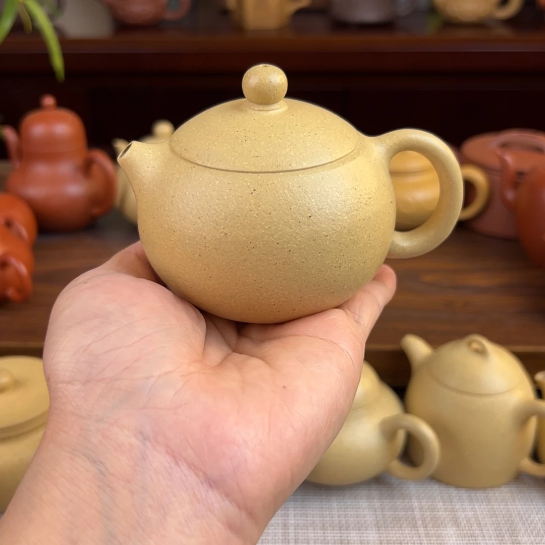 紫砂茶壶本绿西施全手170cc