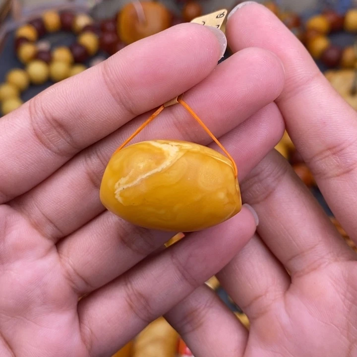 琥珀未镶嵌裸石蜜蜡L