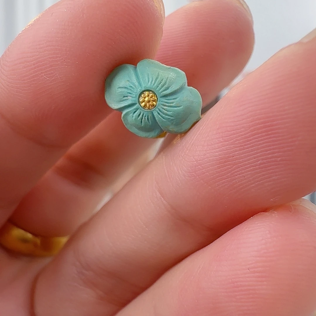 绿松石未镶嵌珠宝半成品