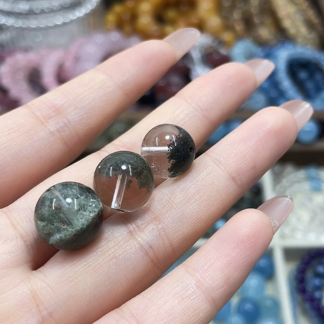水晶手链未镶嵌小*椒绿幽灵12.5 13.3 13.9