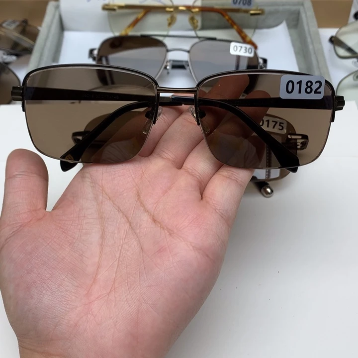 一体式半框茶水晶0182