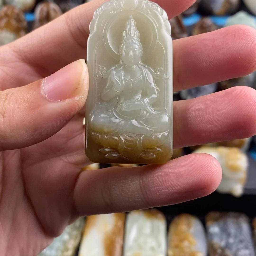 和田玉挂件未镶嵌