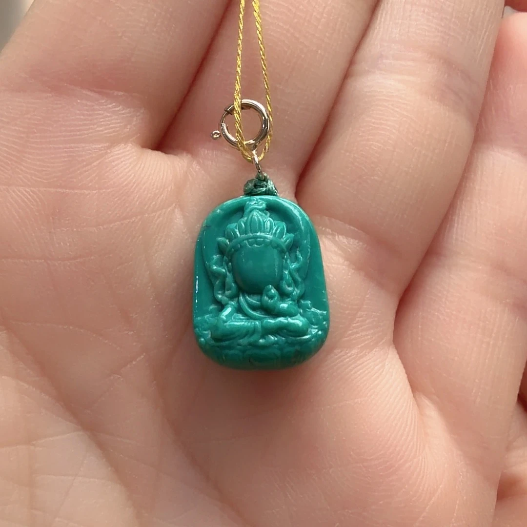 绿松石未镶嵌颈饰