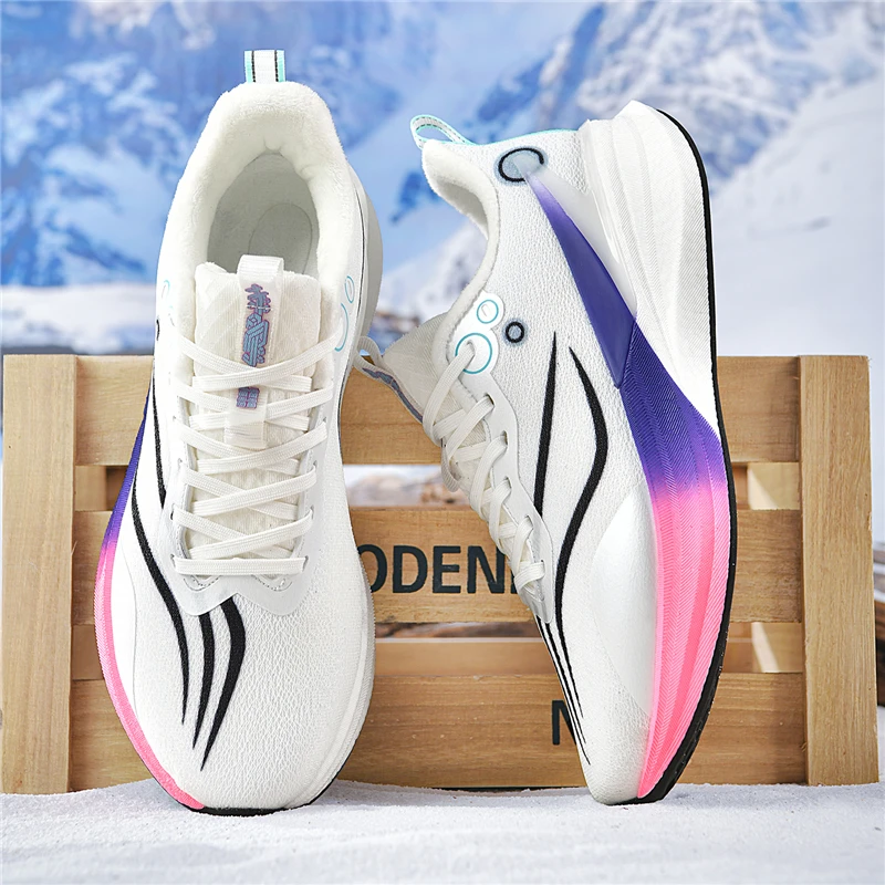 【网面加绒】赤兔8pro儿童跑步鞋新款加绒碳板男童竞速减震学生跑鞋