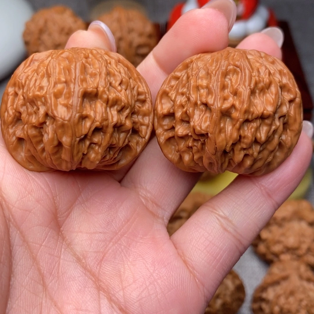 把件文玩核桃毕业红皮山地磨39全品