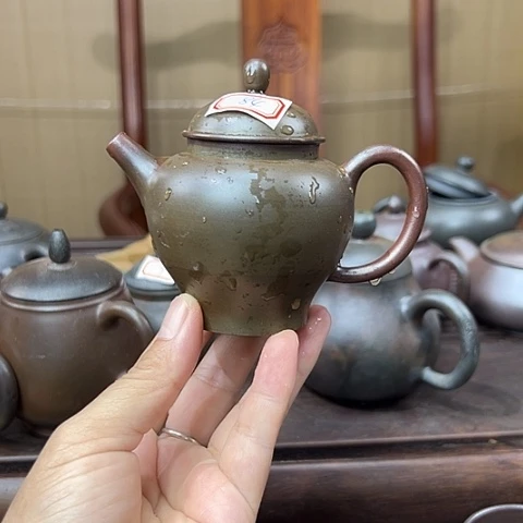 戬谷龙窑柴烧茶壶84