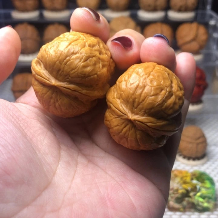 文玩核桃把件17瓷娃娃36尺
