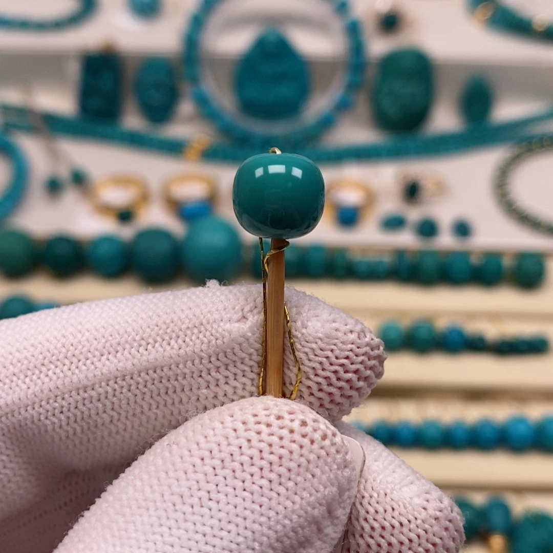 未镶嵌绿松石珠宝奇石AA762