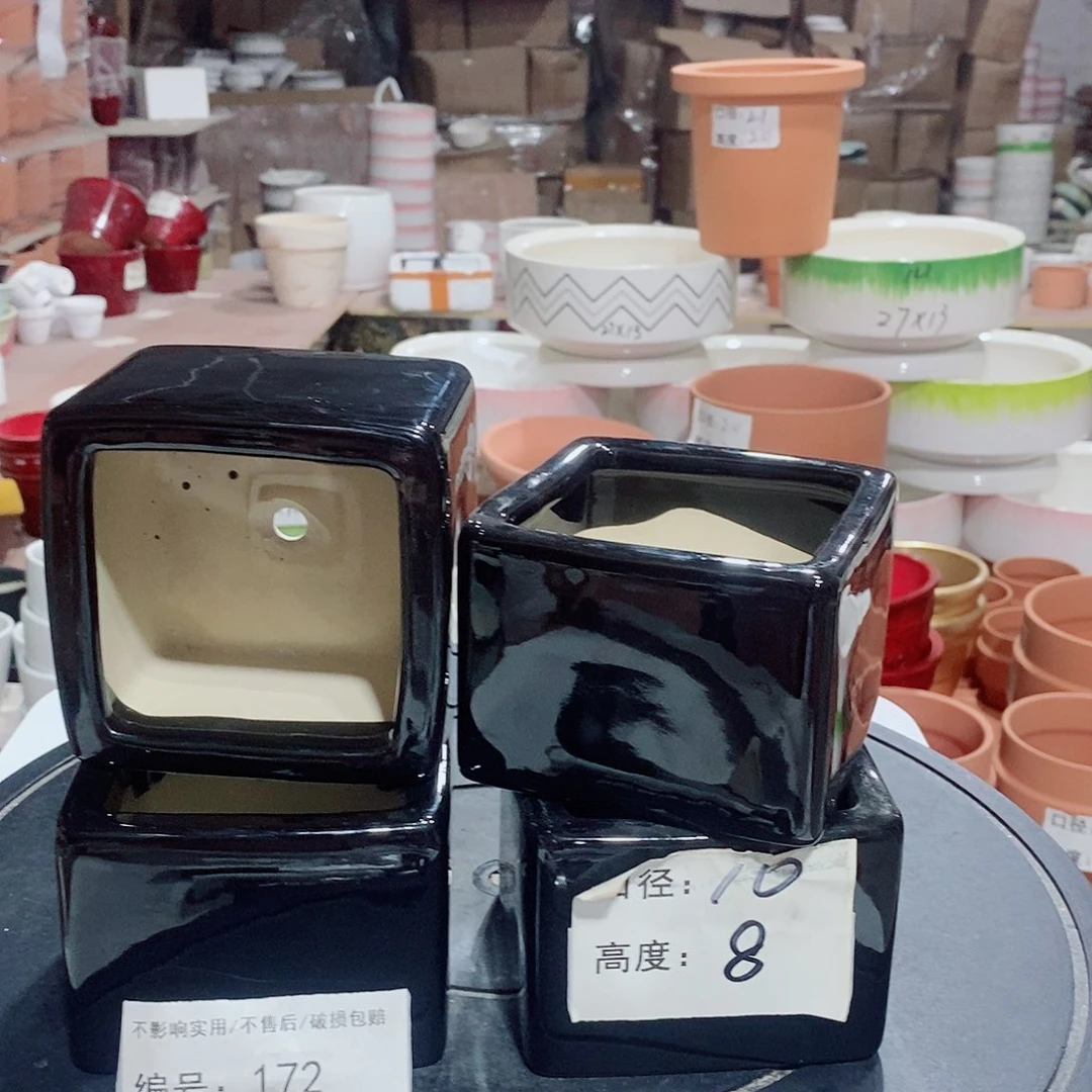 微瑕花盆-172-口10×8-4个