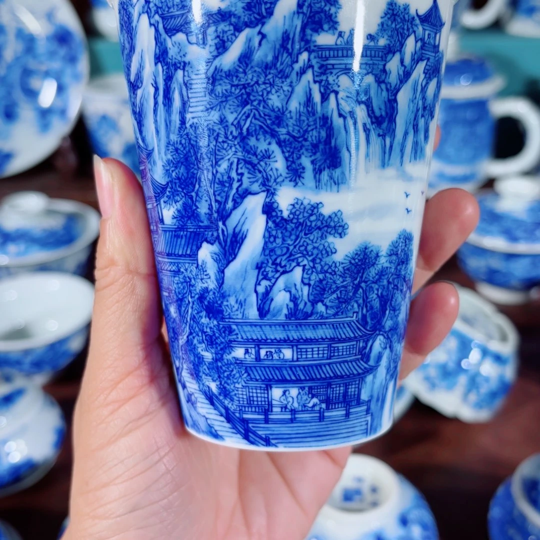潺***水全手工全手绘陶瓷