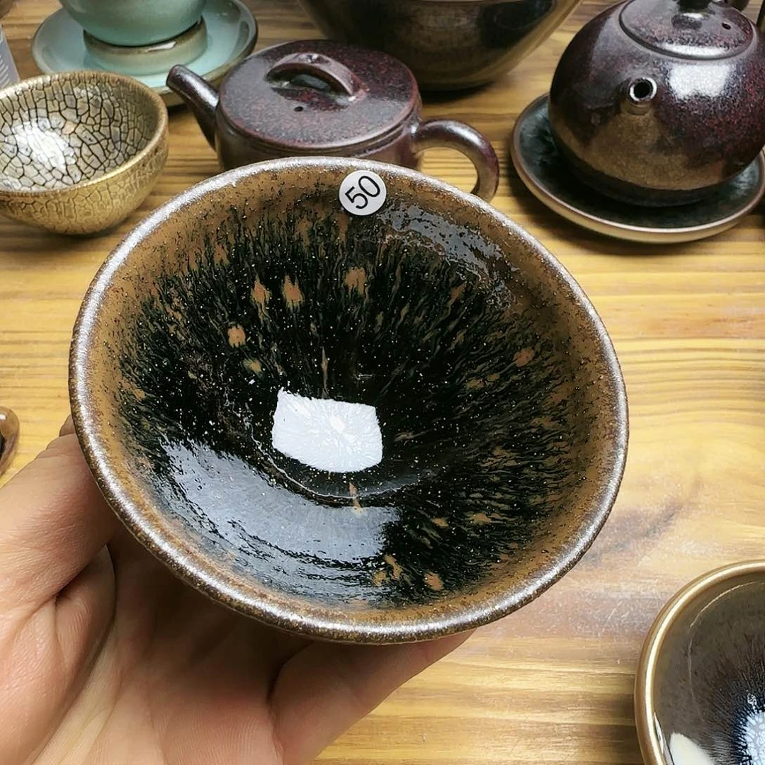 茶盏源建窑建盏茶器50