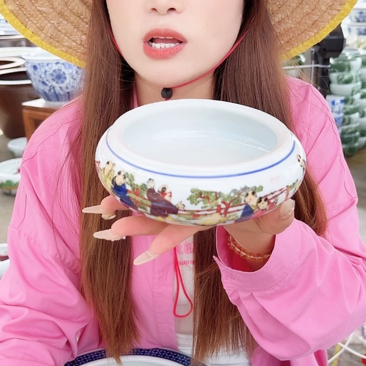 瓷片直径16厘米高5……