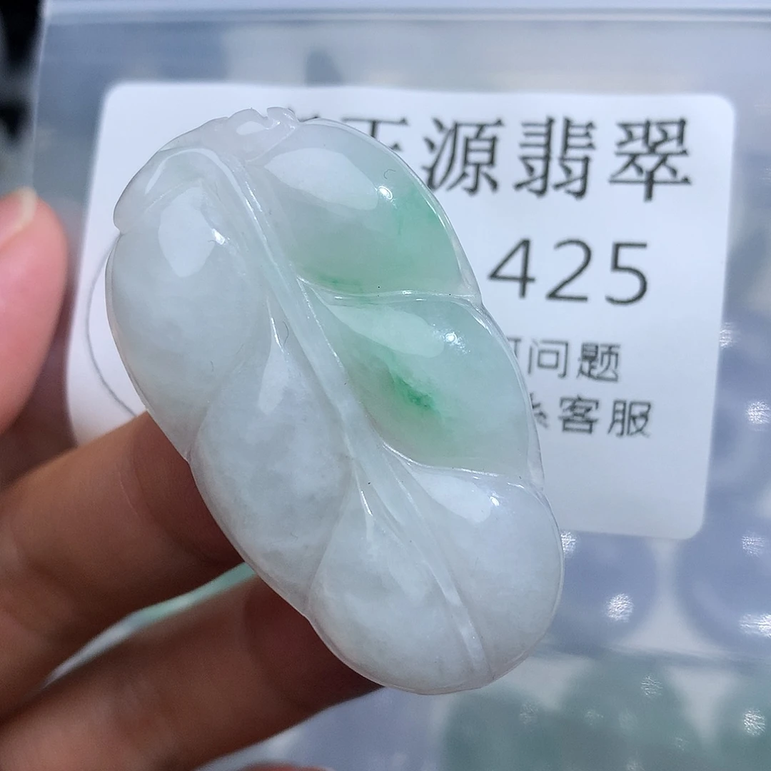 翡翠未镶嵌颈饰425