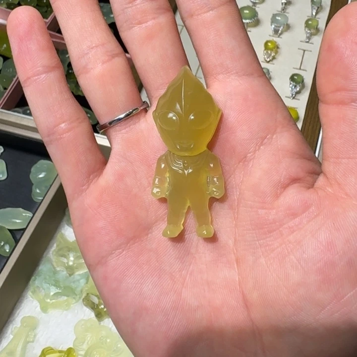 未镶嵌蛇纹石玉吊坠(不含链)
