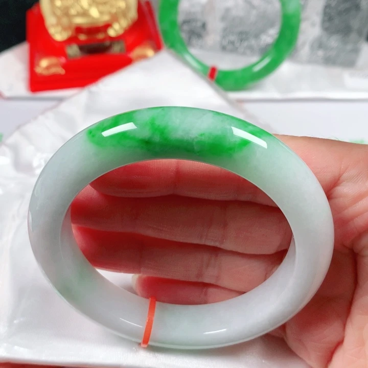 未镶嵌手镯翡翠  编号DH1219 正圈57 福利镯