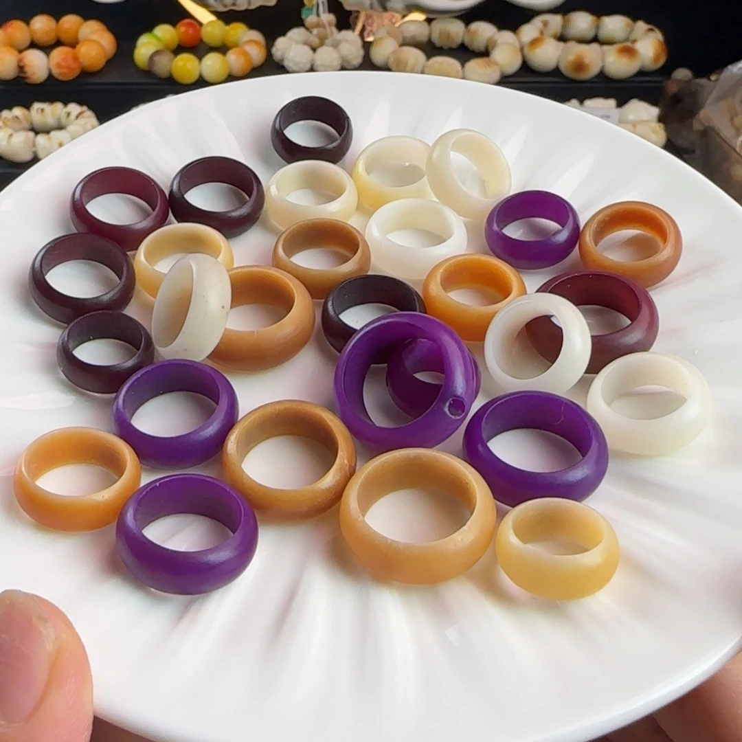 菩提根/象牙果手串瑕疵跑环100颗批发不挑瑕疵