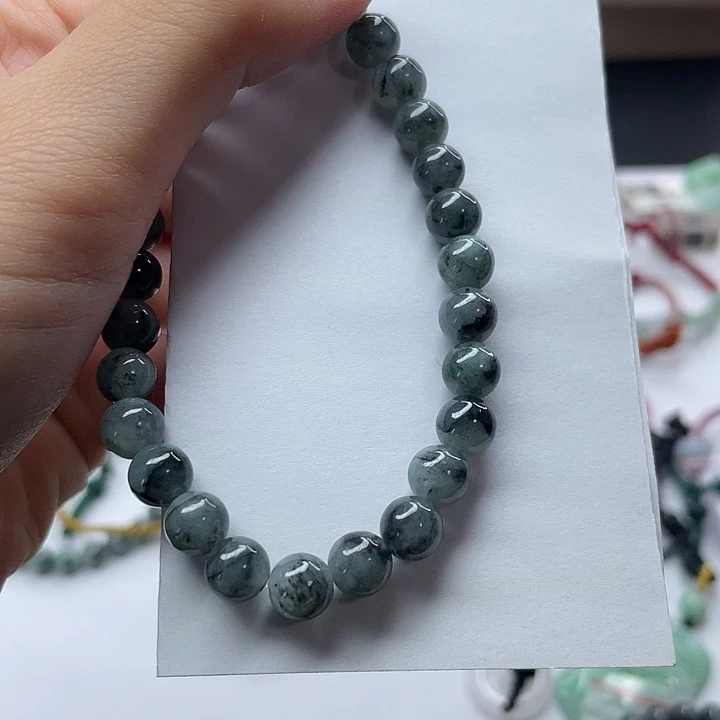 若***梦翡翠未镶嵌颈饰A货翡翠