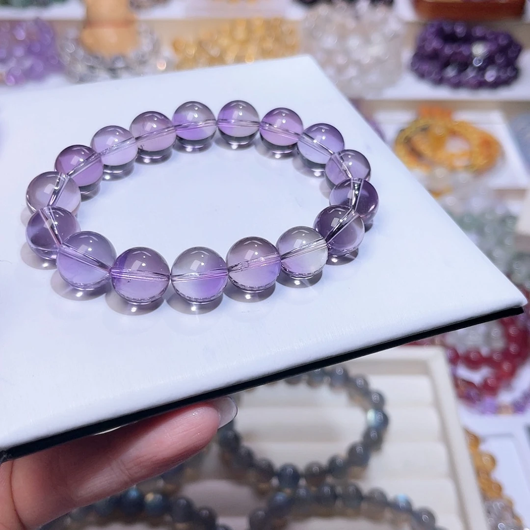 水晶手串未镶嵌s****n天然水晶12mm