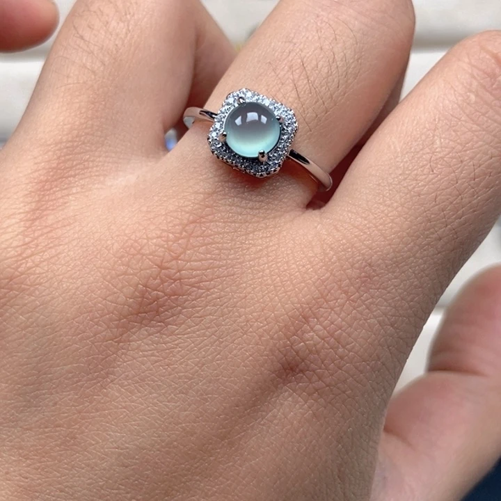 翡翠未镶嵌戒指戒指