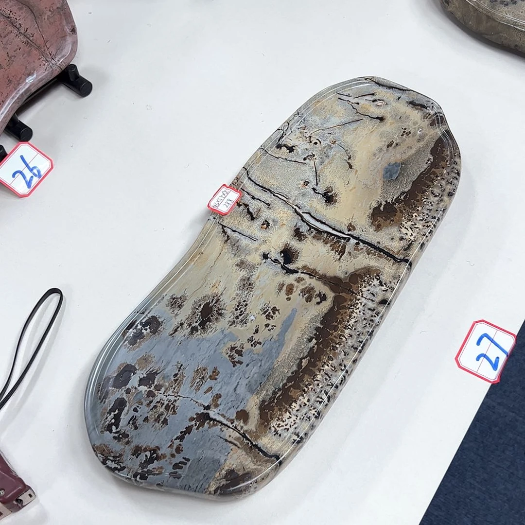 广西石天然国画石干泡台