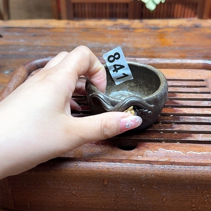 纯手工制作粗陶茶具