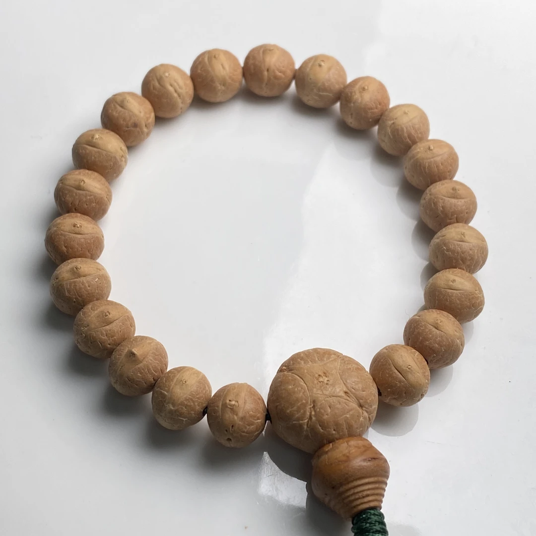 【Y0207】精选优质实心籽 凤眼手串10.0-10.3mm21颗油性密度保红籽