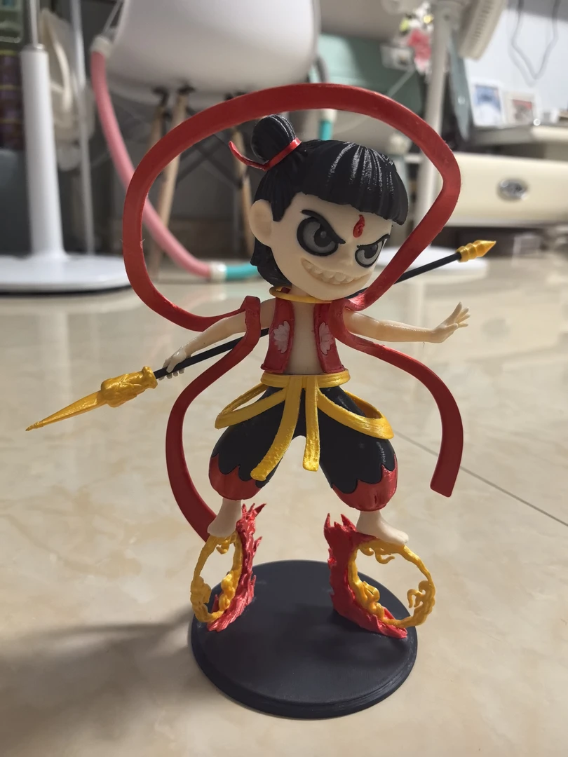 哪吒手办摆件3D打印玩具