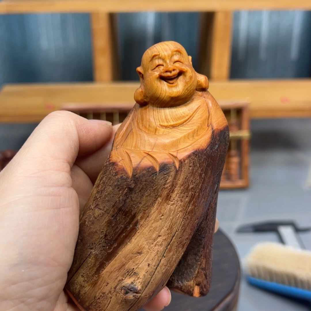 柏木崖柏木摆件手把件，18