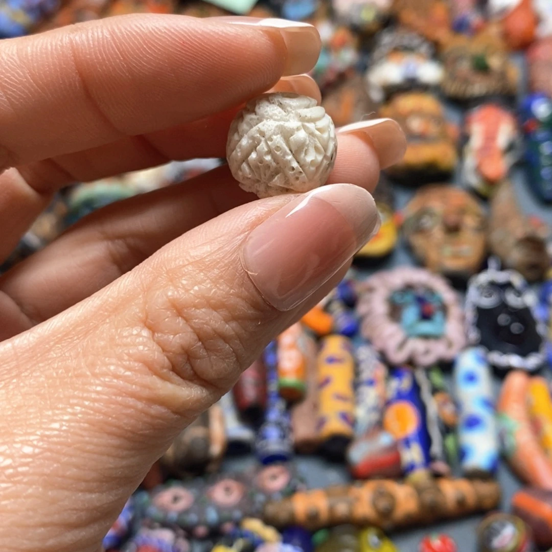 琉璃颈饰印度尼西亚配珠