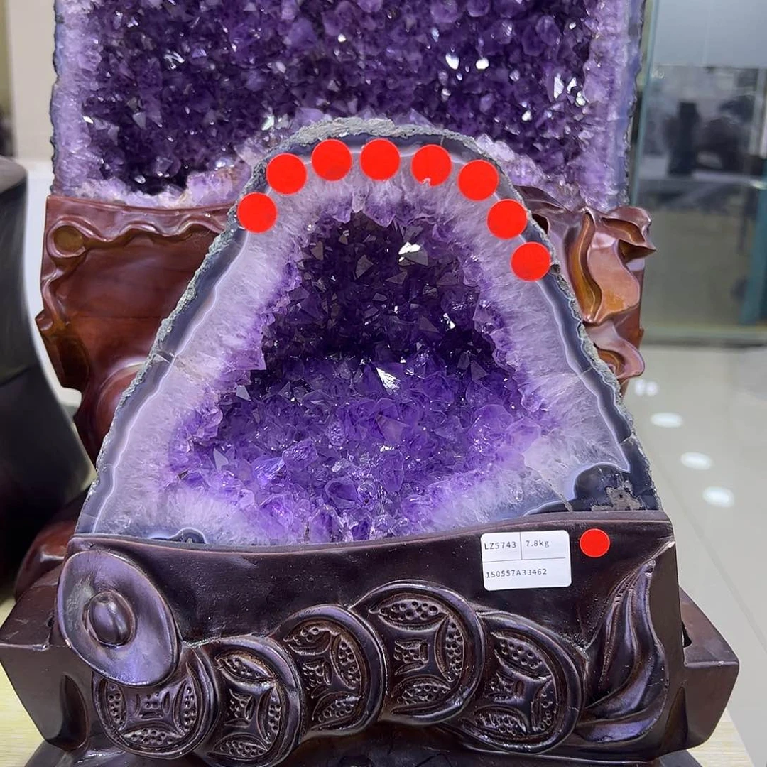 未镶嵌大型摆件（非配饰）紫晶