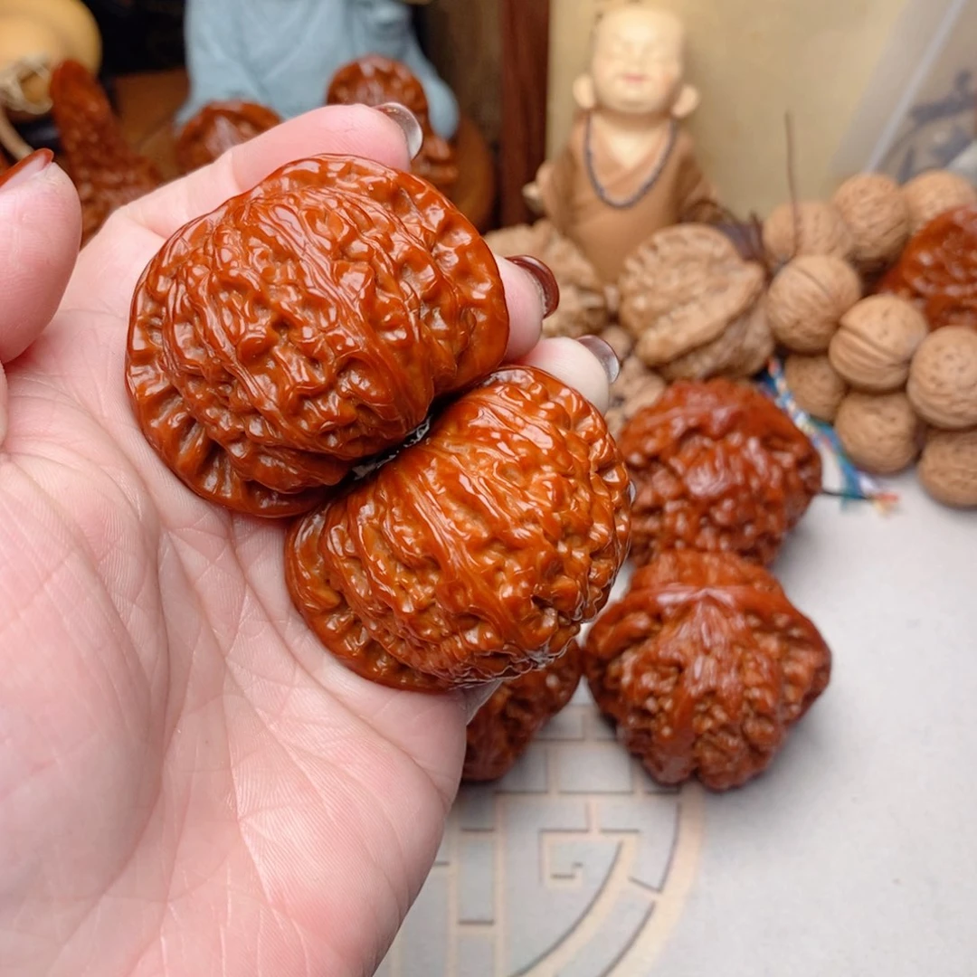 吊坠文玩核桃繁**界白狮子