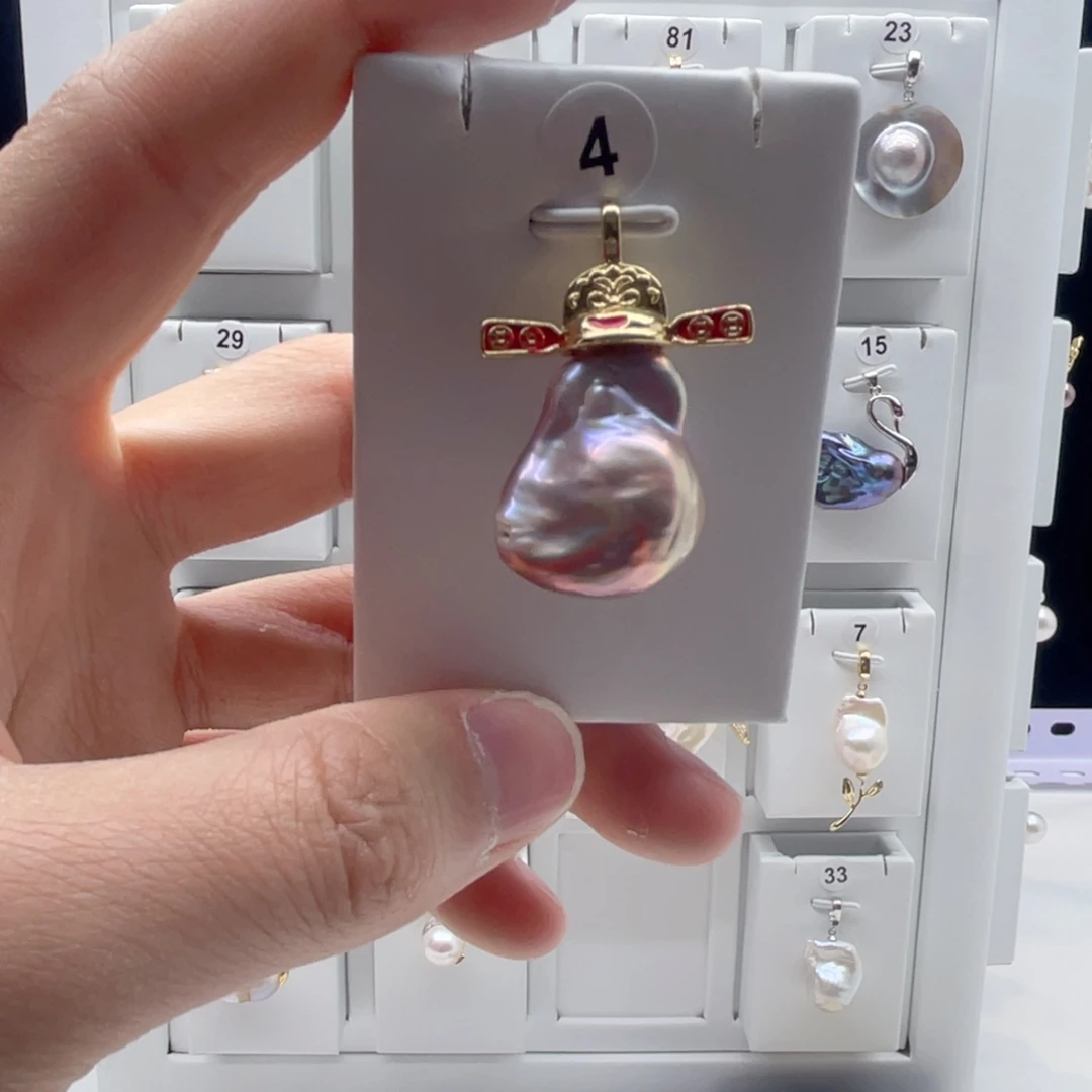 合金淡水珍珠颈饰