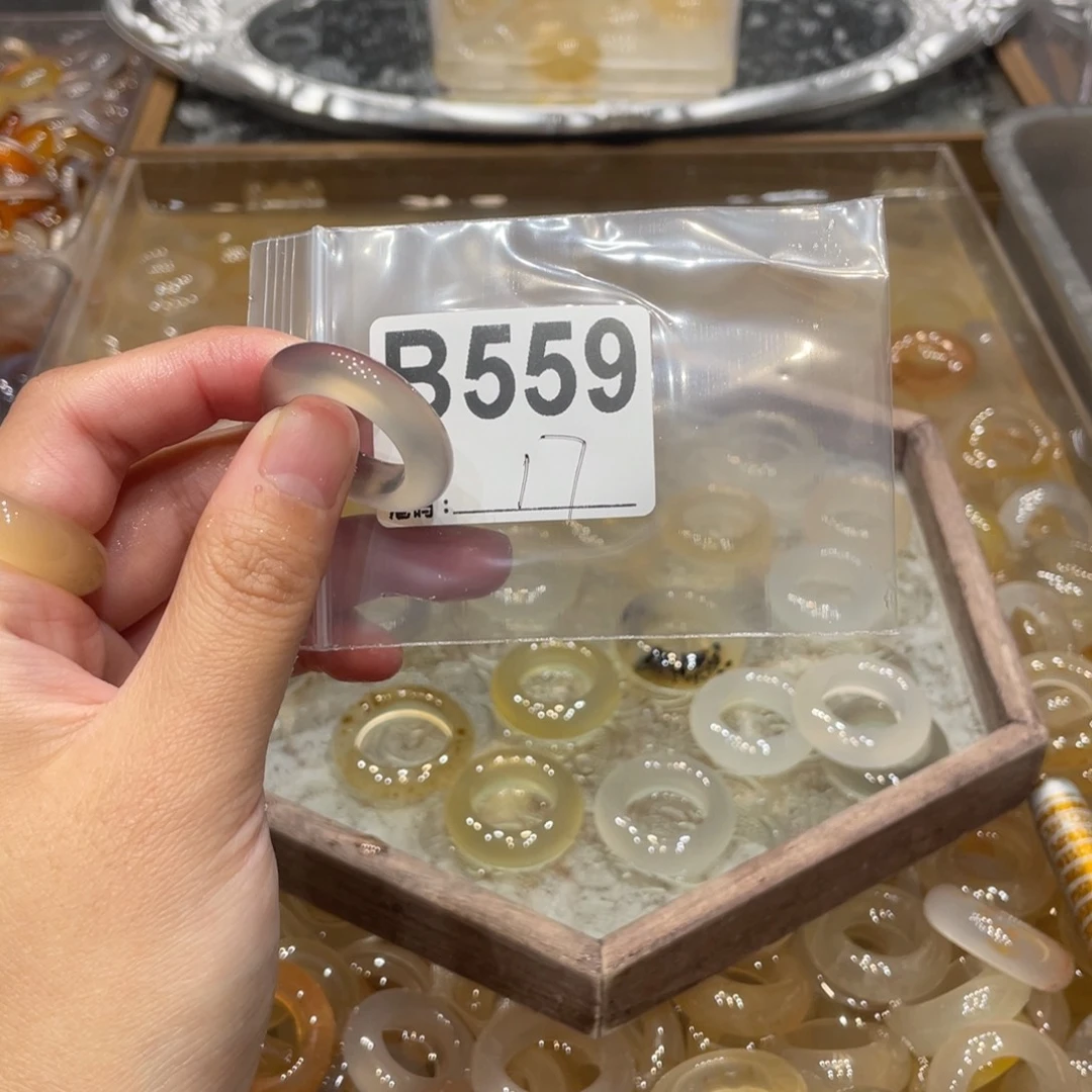 玛瑙/玉髓未镶嵌戒指559