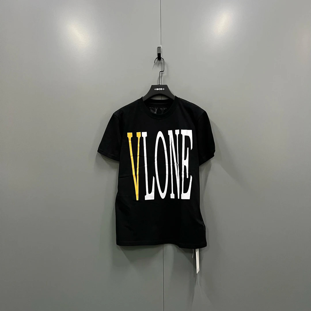 VLON*E 黑黄大V短袖