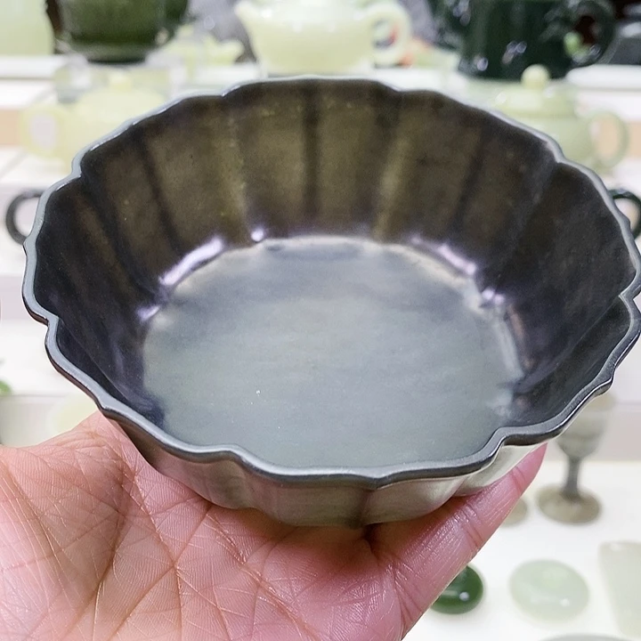 未镶嵌和田玉挂件碗300ml
