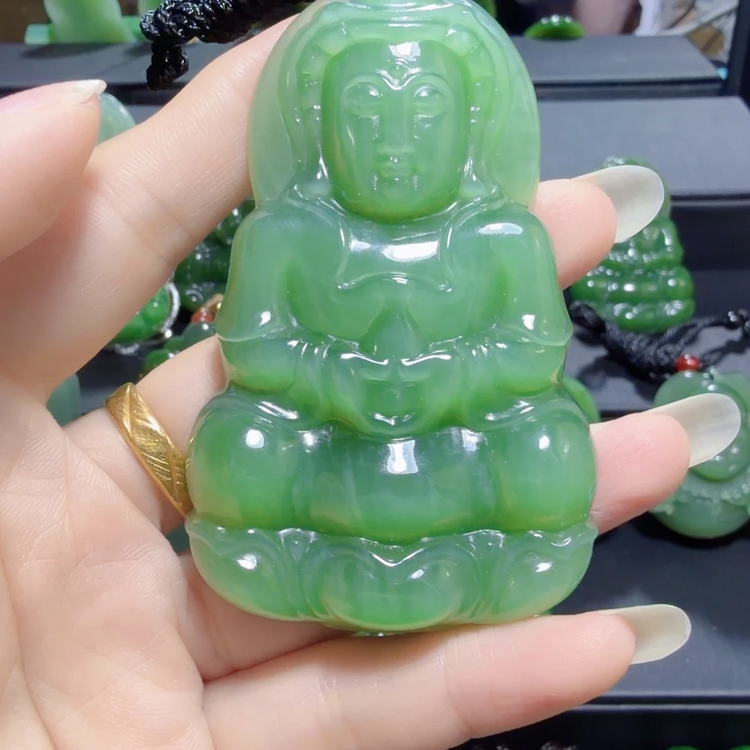 和田玉（碧玉）未镶嵌颈饰