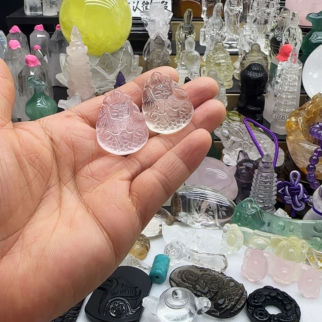 未镶嵌水晶车挂摆件