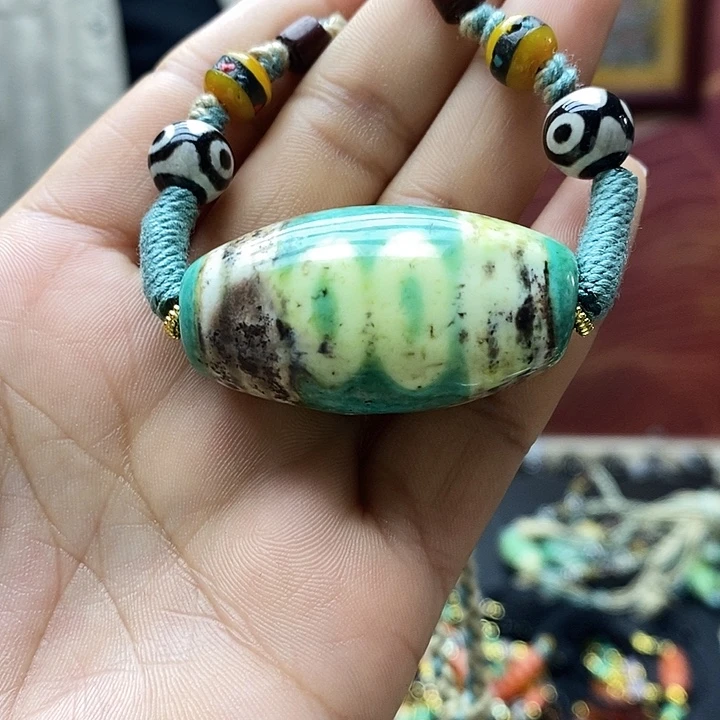 玛瑙/玉髓（覆膜）合金颈饰