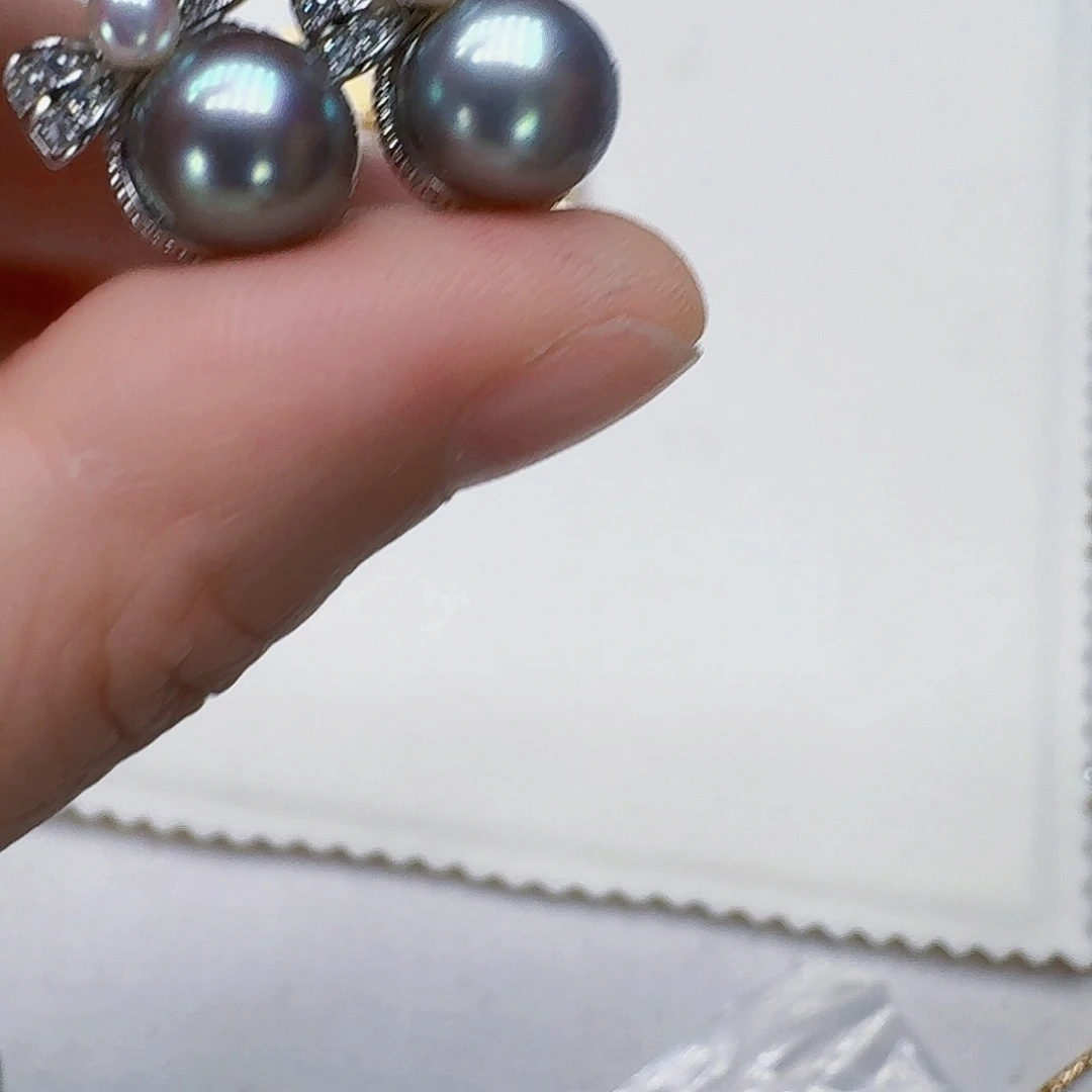 未镶嵌淡水珍珠耳饰