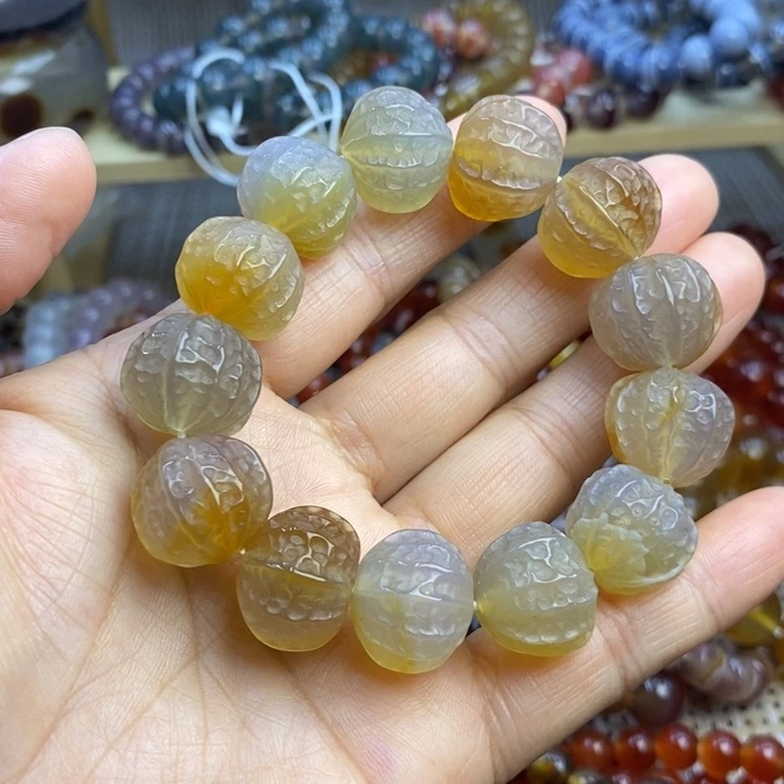 玛瑙/玉髓未镶嵌手链