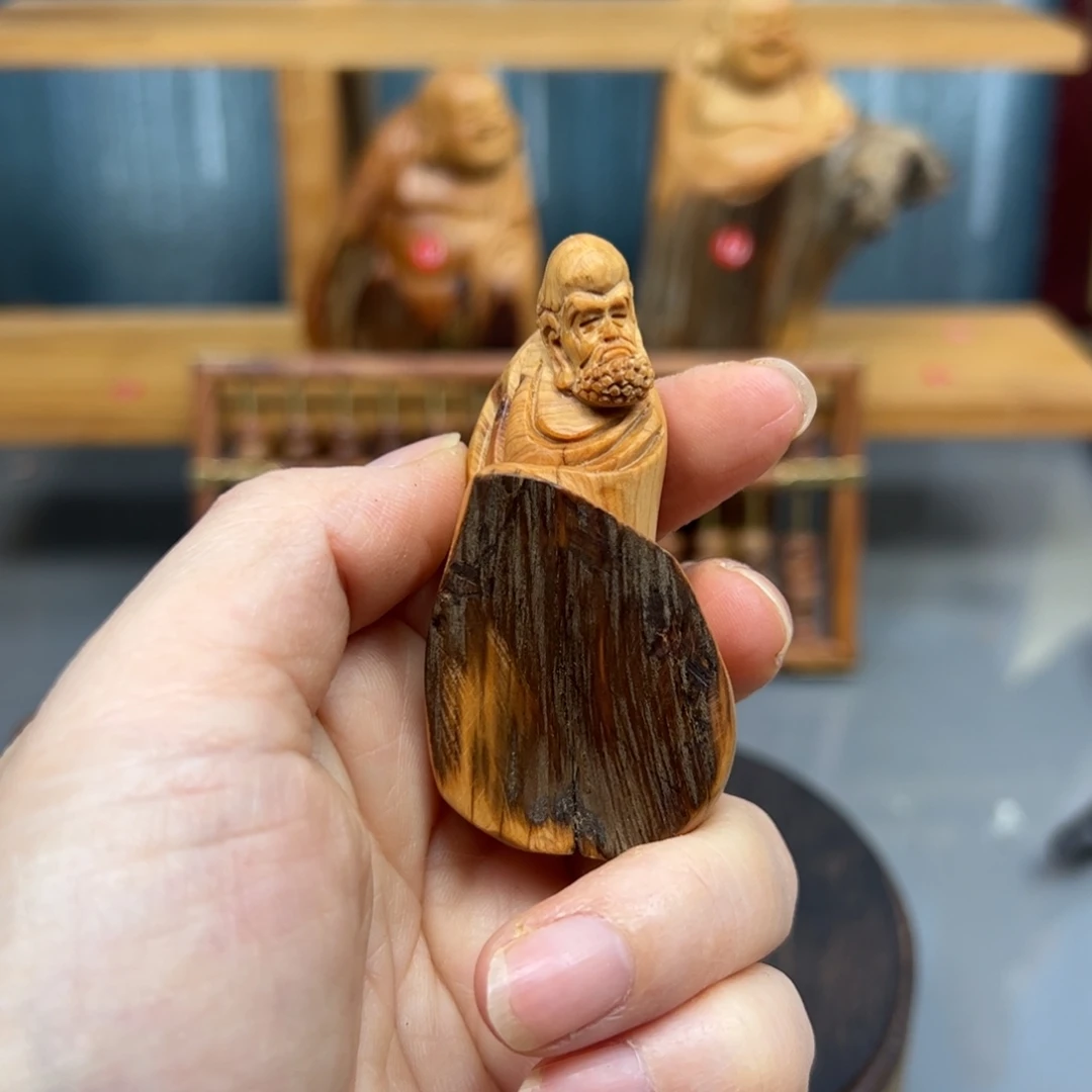 柏木崖柏木摆件手把件14
