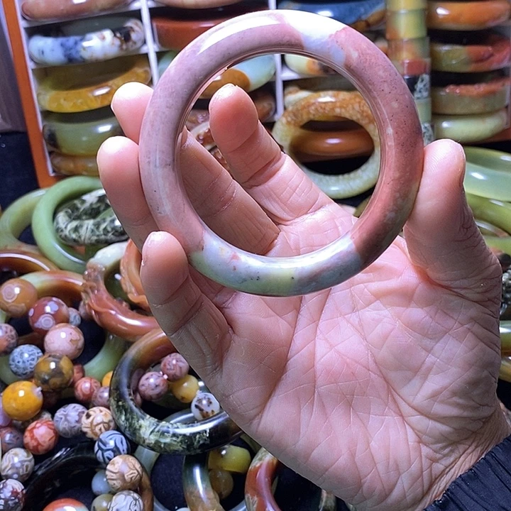 蛇纹石玉合金手镯